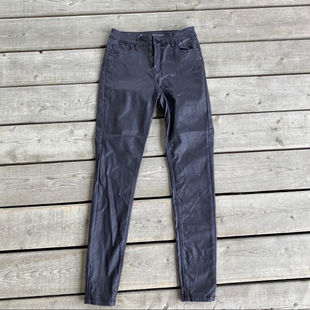 2/$30 || Rio Black Faux Leather Booty Jeggings